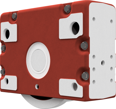 Wheel block RBN 400 x 117,5, non-driven, single wheel flange 37,5 mm width, form 2 or 3 - single wheel flange