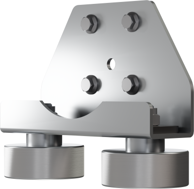 Horizontal roller guide suitable for RB 200, including necessary fastening elements, guide role Material C45