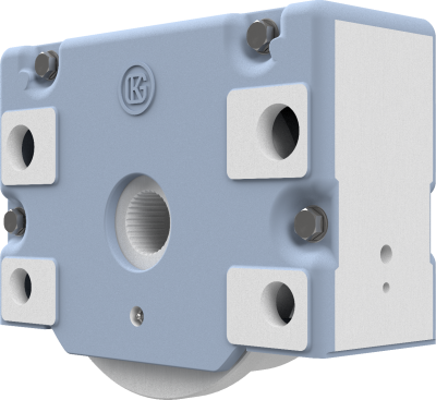 Wheel block ORS 315 x 105, A, driven, wheel flange width 25 mm, form 2 - single wheel flange, N 65