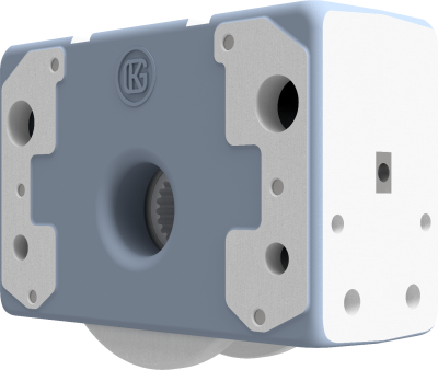 Wheel block ORS 160 x 47, MA, co-driven, form 1 - double-sided wheel flange, N 35