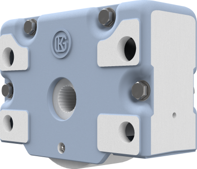 Wheel block ORS 250 x 110, A, driven, form 4 - without wheel flanges, N 50