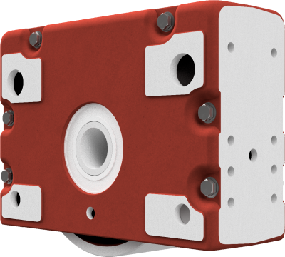 Wheel block RBA 400 x 155, driven, form 4 - without wheel flanges