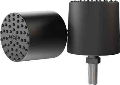 Cellulose buffer;Pu 70, complete with set screw M 12 and retained nut