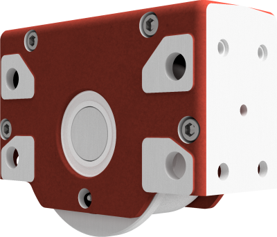 Wheel block RBN 160 x 67, non-driven, single wheel flange 20 mm width, form 2 or 3 - single wheel flange
