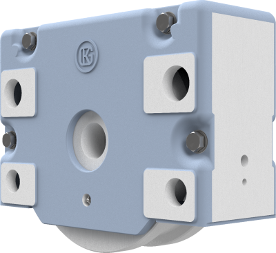 Wheel block ORS 315 x 65, NA, non-driven, form 1 - double-sided wheel flange