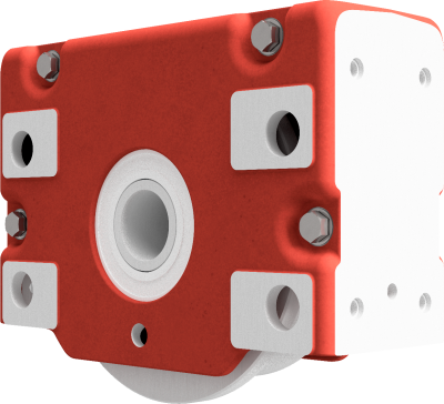Wheel block RBA 315 x 102,5, driven, single wheel flange 27,5 mm width, form 2 - single wheel flange on the drive side